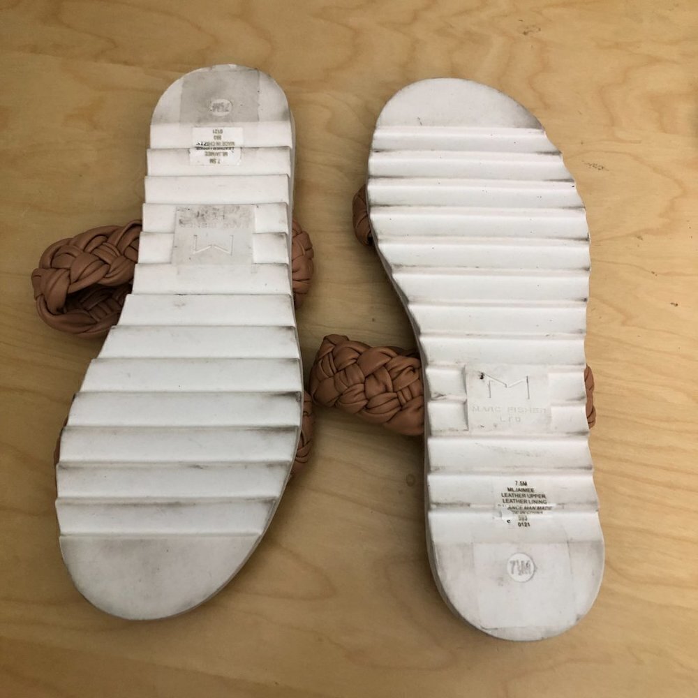 Marc Fisher Jaimee Espadrille Leather Slides - image 7